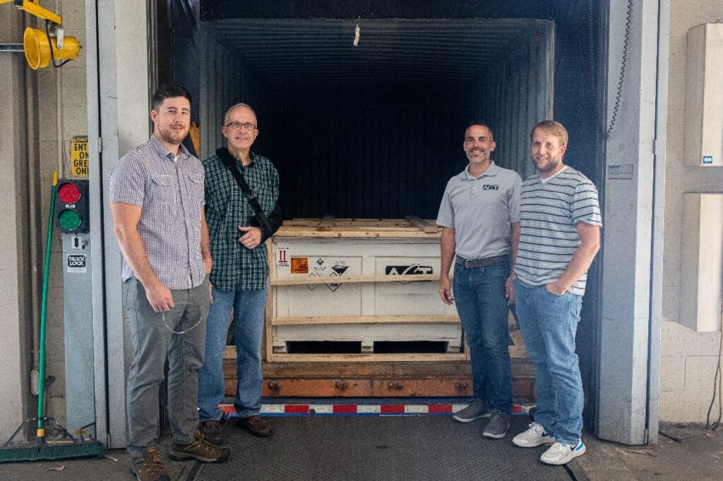 Daniel Reist, Manager of Operations, John Hartenstein, VP of Operations, Adam Say, International Business Development Manager, Jared Montgomery, Lead Manufacturing Engineer, Aerospace Products