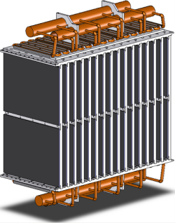 Figure 1: CAD Rendering of a HiK™ plate enhanced electronics chassis