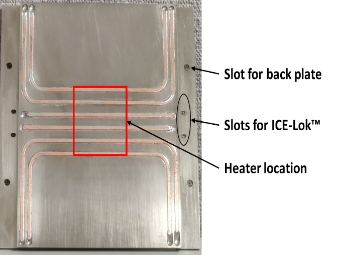 Figure 5. HiK™ plate for electronics card cooling