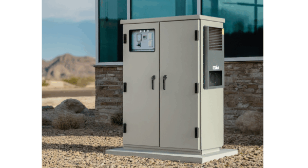 VCC installed on an outdoor control cabinet.