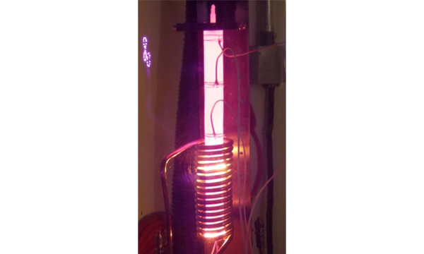 High temp heat pipe glowing