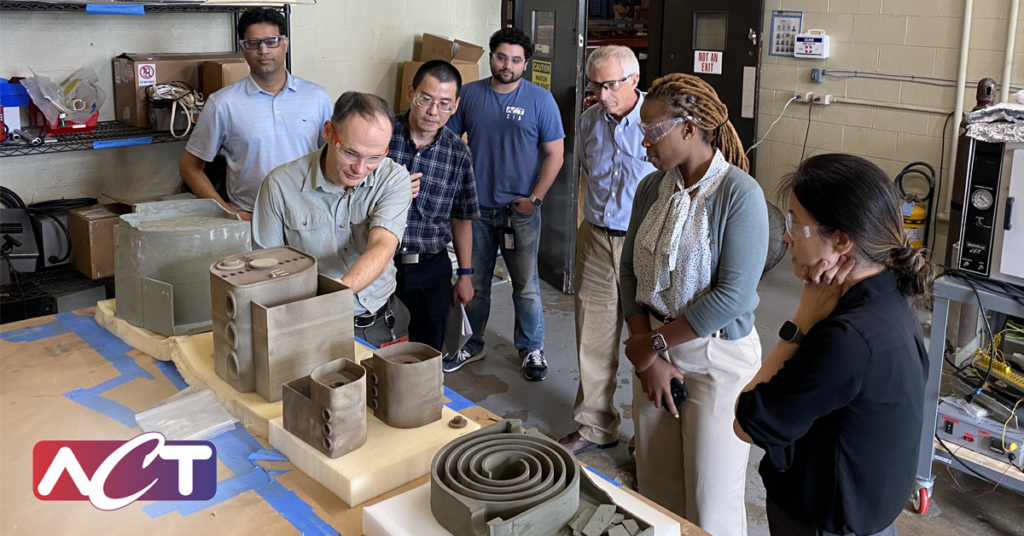 ARPA-E Program Director Visits Advanced Cooling Technologies, Inc. to check on progress of the Swiss-roll combustor.