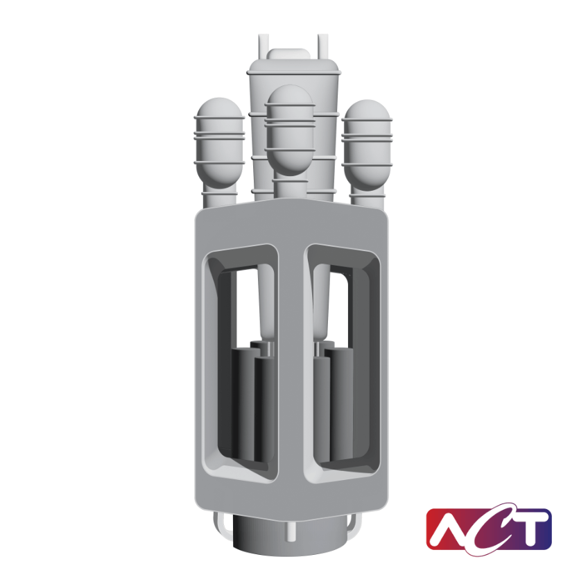 ACT's prototype of a small modular reactor (SMR)