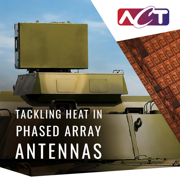 Tackling heat in phased array antennas graphic